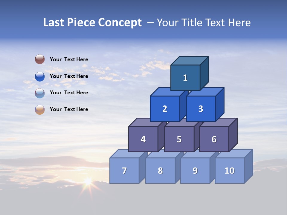 Pizza Margarita In A Frying Pan PowerPoint Template