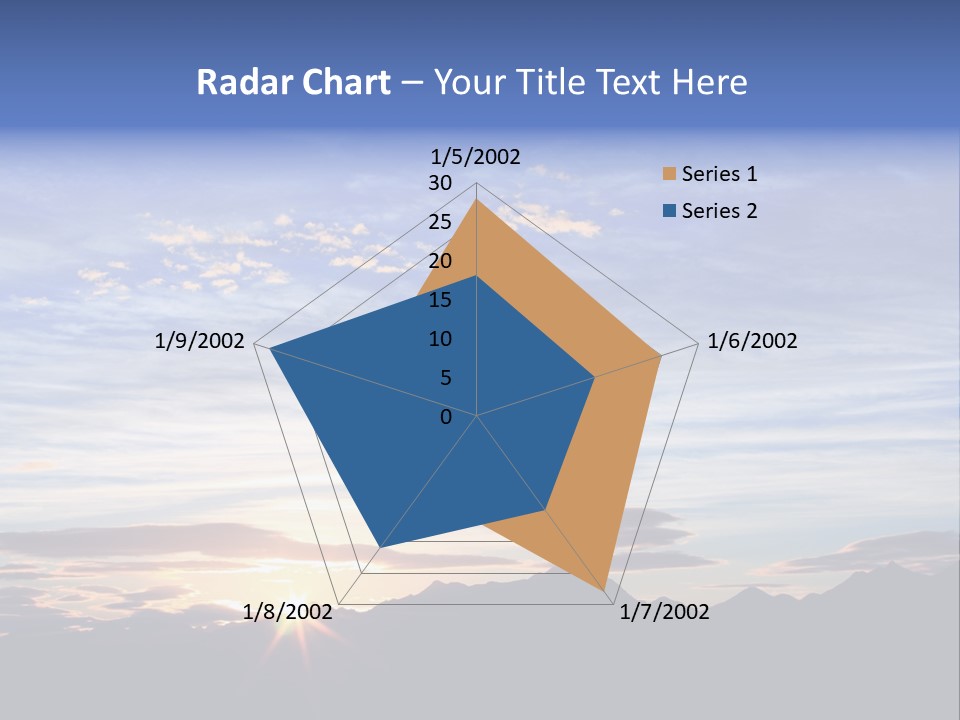 Pizza Margarita In A Frying Pan PowerPoint Template