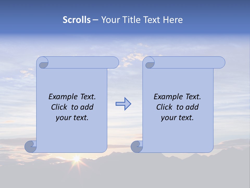 Pizza Margarita In A Frying Pan PowerPoint Template