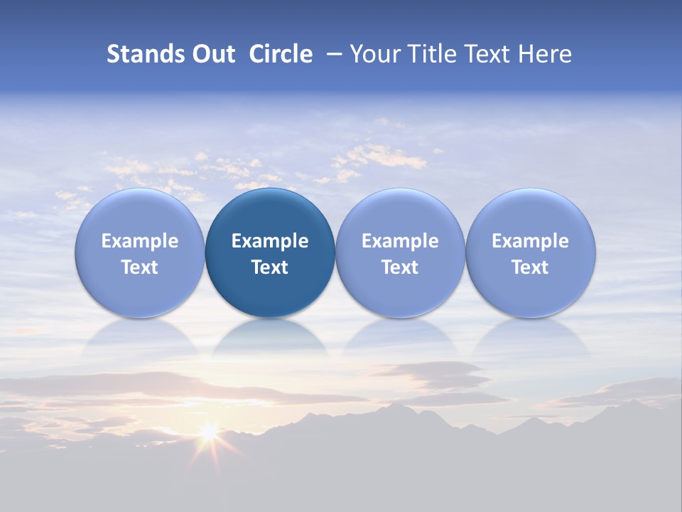 Pizza Margarita In A Frying Pan PowerPoint Template