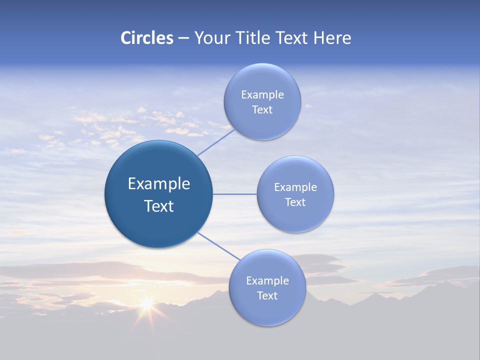 Pizza Margarita In A Frying Pan PowerPoint Template