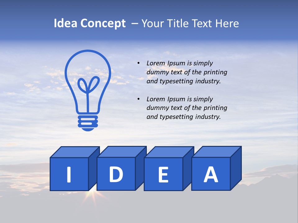 Pizza Margarita In A Frying Pan PowerPoint Template