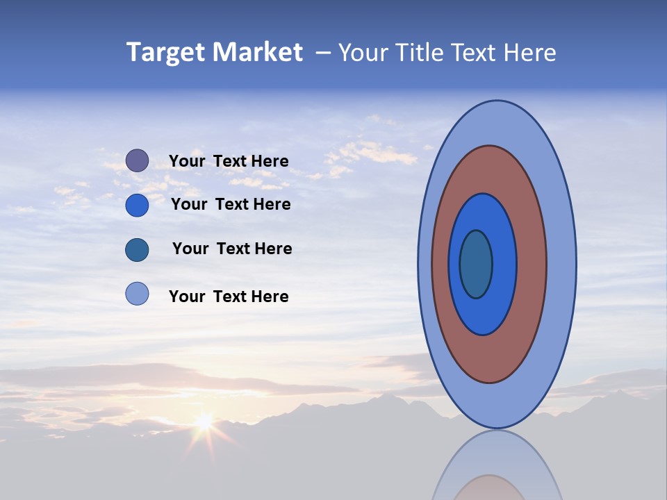 Pizza Margarita In A Frying Pan PowerPoint Template