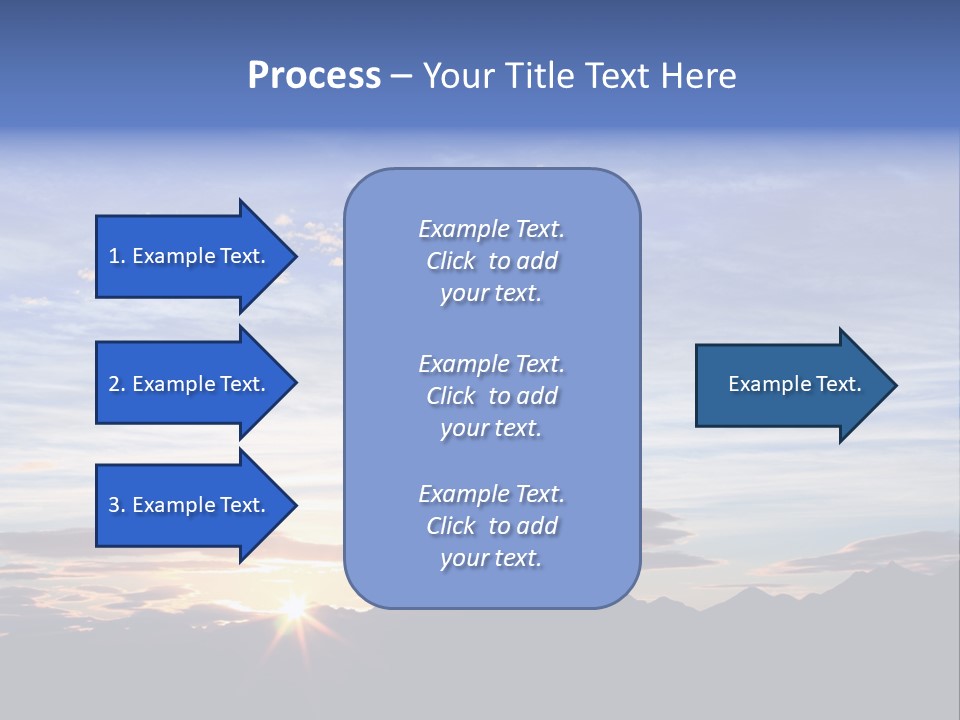 Pizza Margarita In A Frying Pan PowerPoint Template