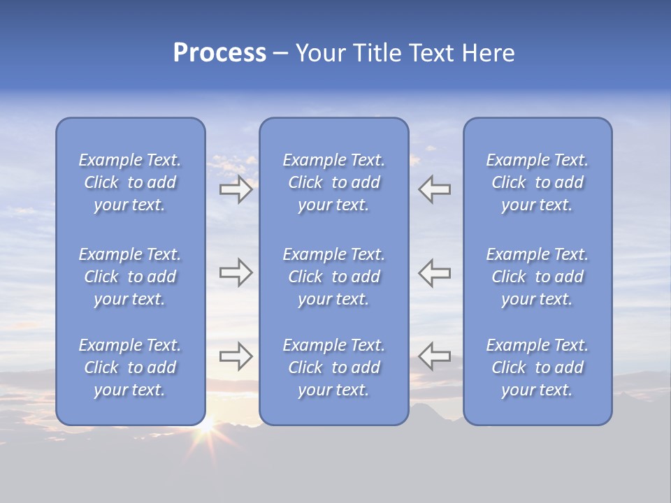 Pizza Margarita In A Frying Pan PowerPoint Template