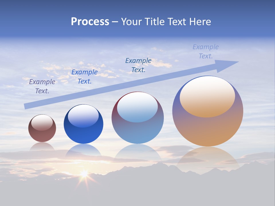 Pizza Margarita In A Frying Pan PowerPoint Template