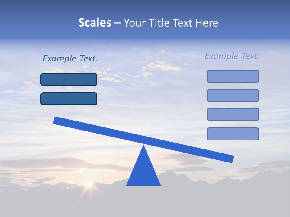 Pizza Margarita In A Frying Pan PowerPoint Template