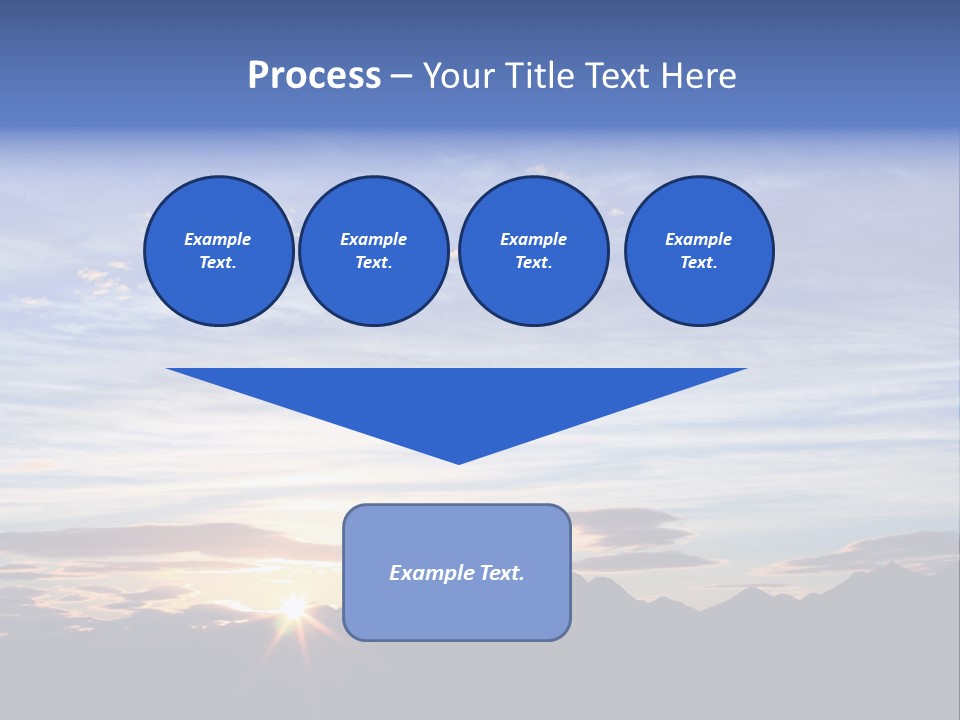 Pizza Margarita In A Frying Pan PowerPoint Template