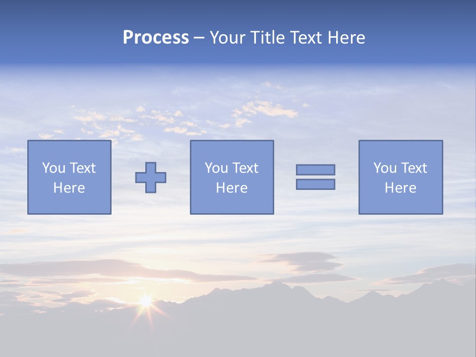 Pizza Margarita In A Frying Pan PowerPoint Template