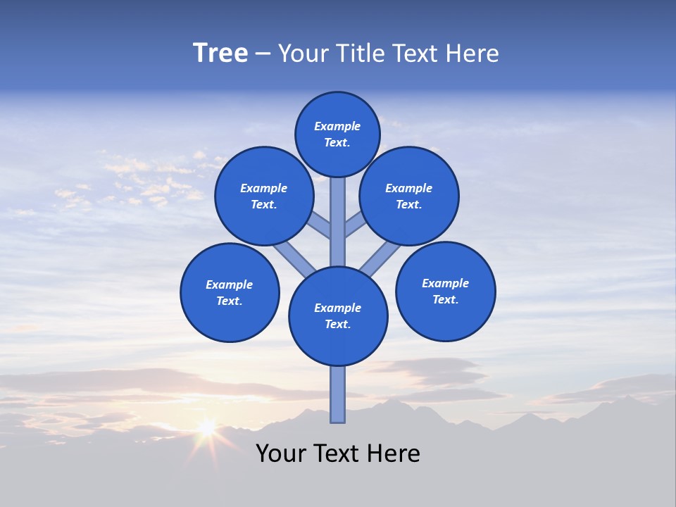 Pizza Margarita In A Frying Pan PowerPoint Template