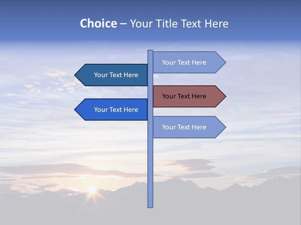 Pizza Margarita In A Frying Pan PowerPoint Template