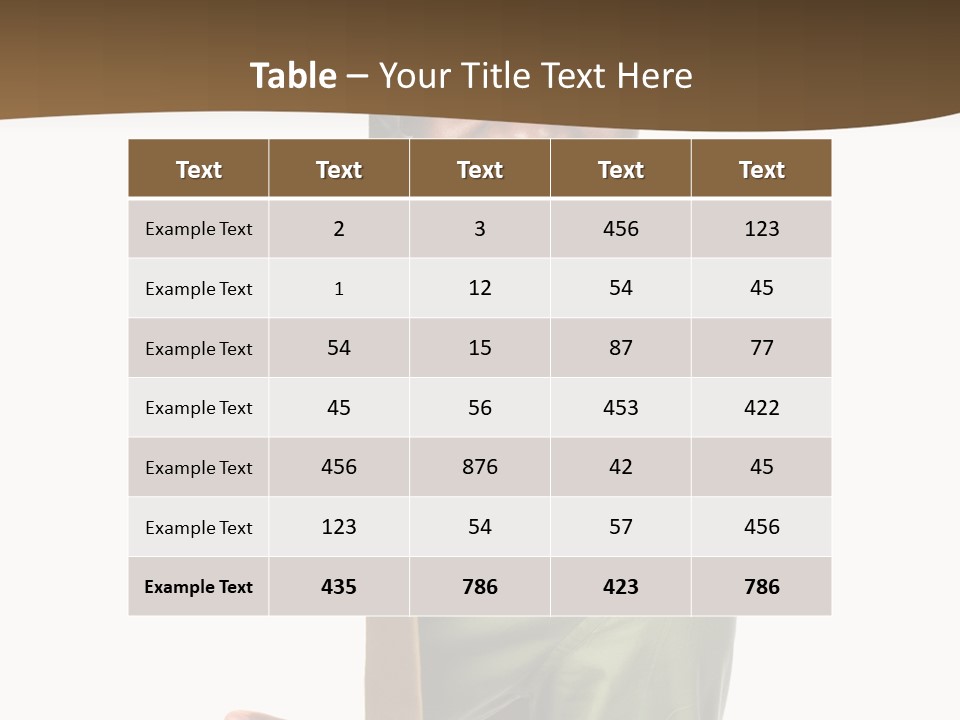 African American Businessman Holding Blank Sign Isolated On A White Background PowerPoint Template