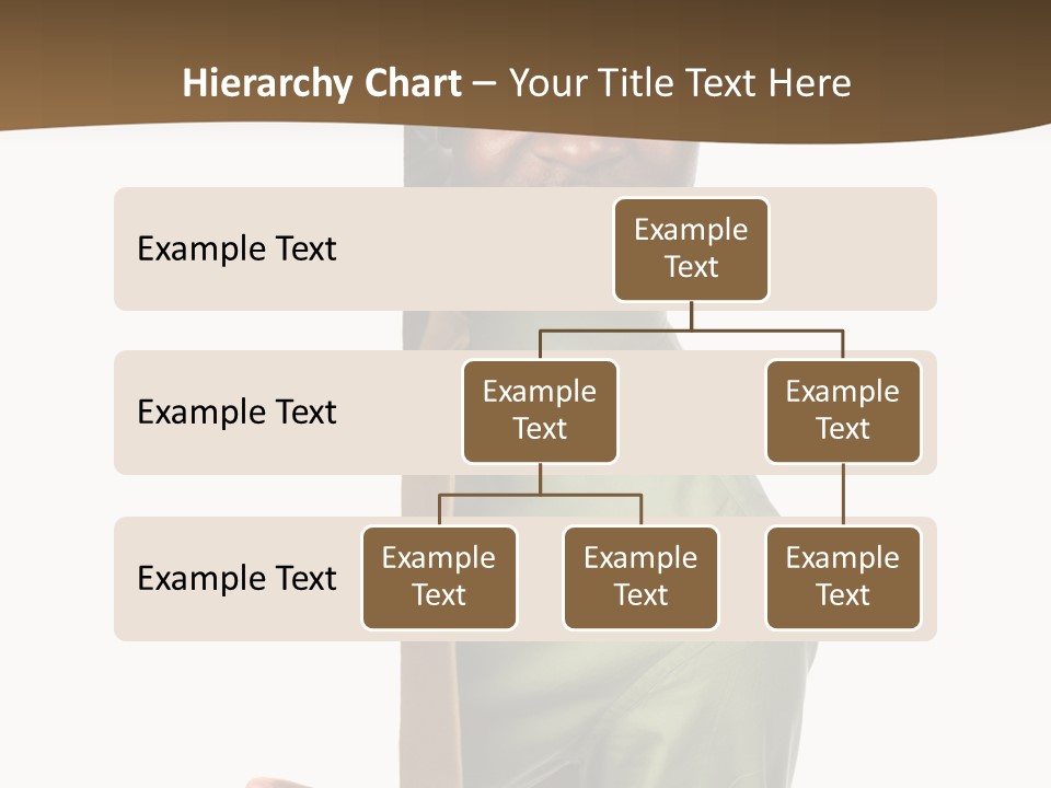 African American Businessman Holding Blank Sign Isolated On A White Background PowerPoint Template