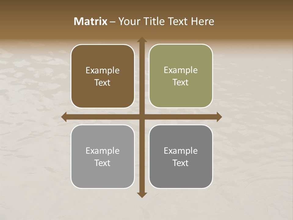 Pond Of Muddy Water Following A Flood PowerPoint Template