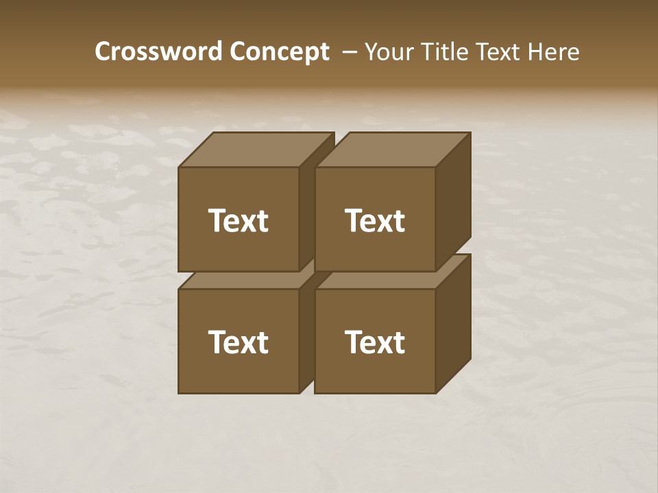 Pond Of Muddy Water Following A Flood PowerPoint Template