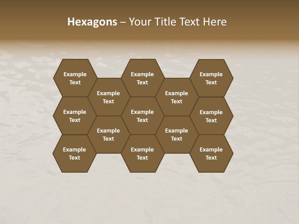 Pond Of Muddy Water Following A Flood PowerPoint Template