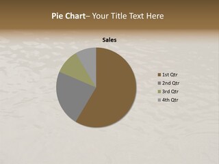 Pond Of Muddy Water Following A Flood PowerPoint Template