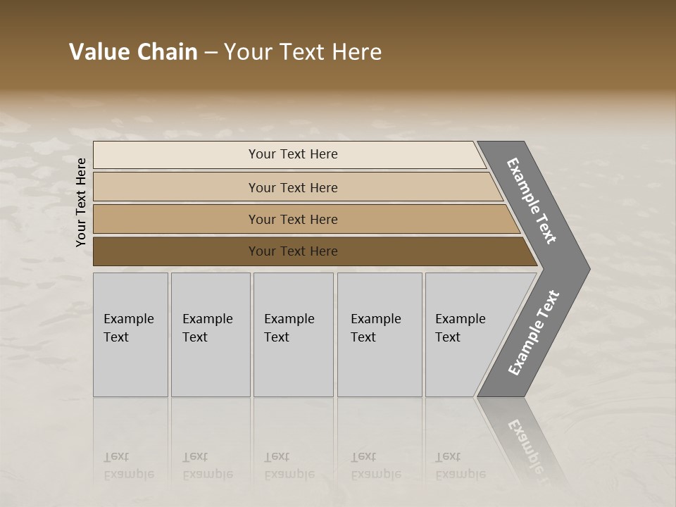 Pond Of Muddy Water Following A Flood PowerPoint Template