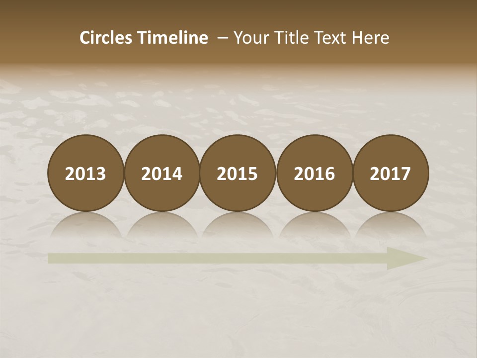 Pond Of Muddy Water Following A Flood PowerPoint Template