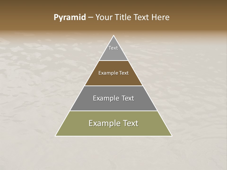 Pond Of Muddy Water Following A Flood PowerPoint Template