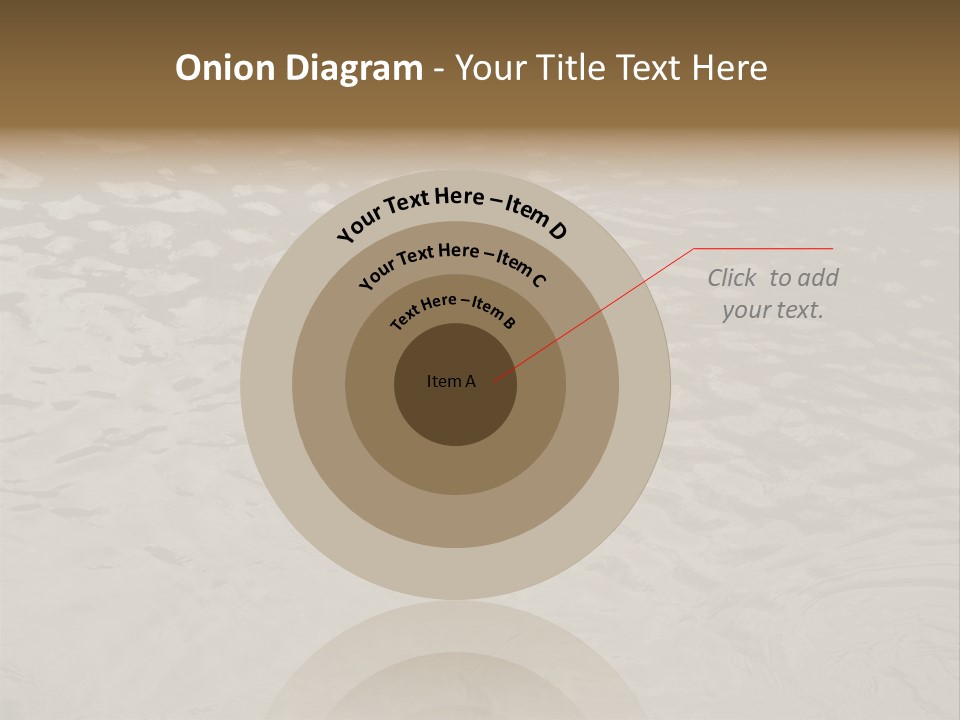 Pond Of Muddy Water Following A Flood PowerPoint Template