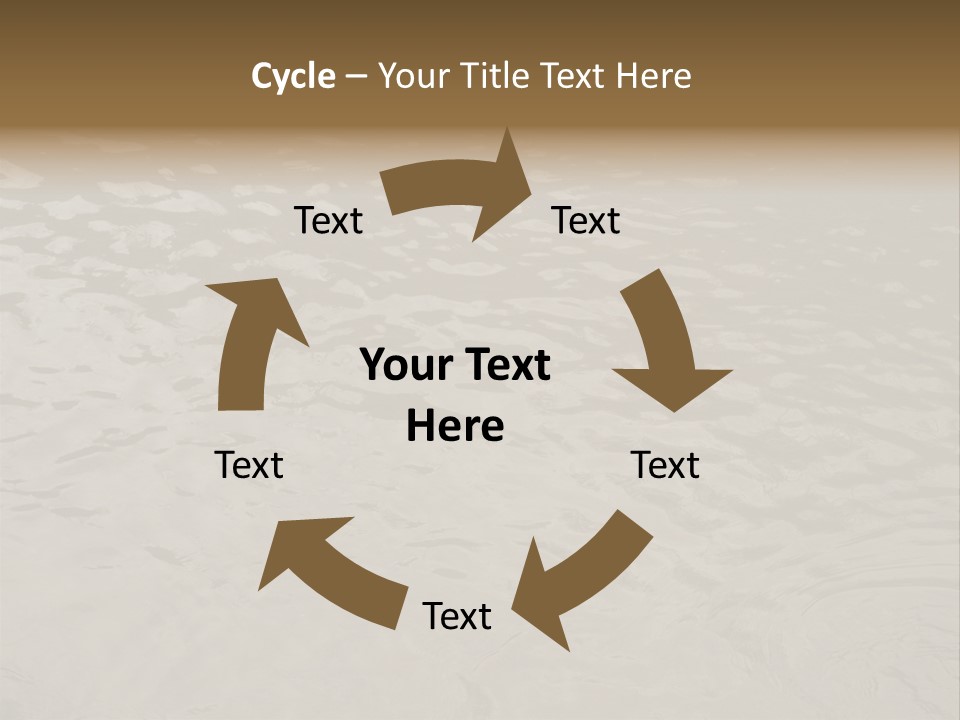 Pond Of Muddy Water Following A Flood PowerPoint Template