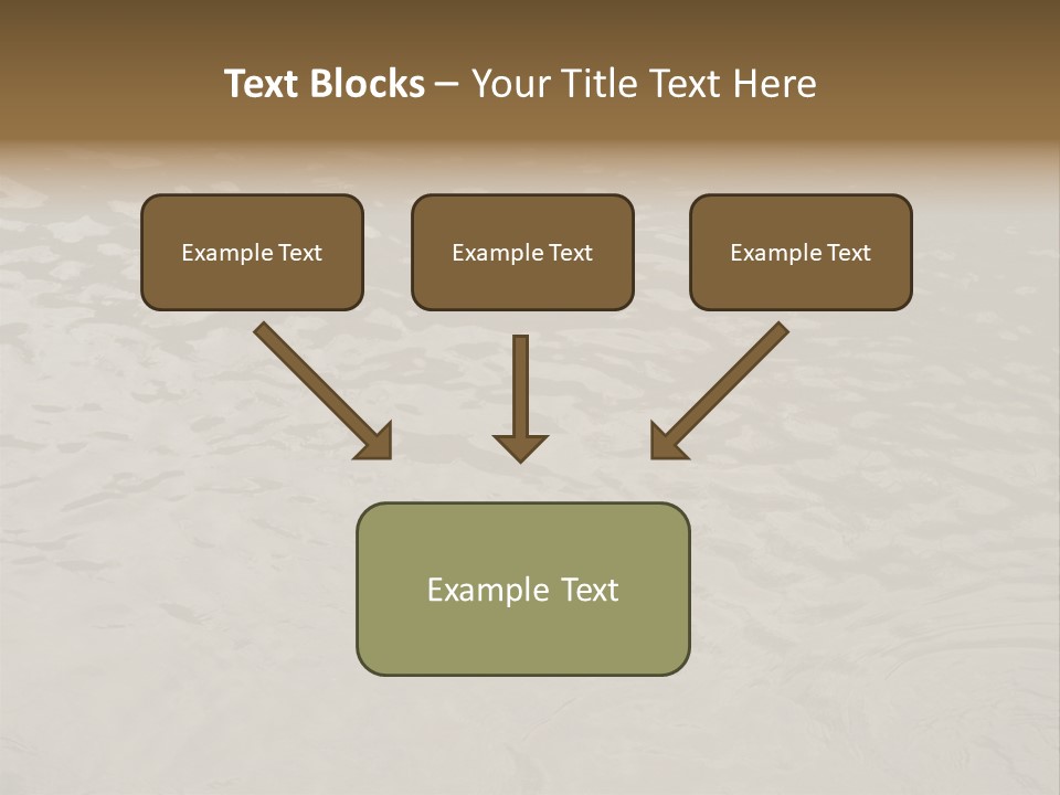 Pond Of Muddy Water Following A Flood PowerPoint Template