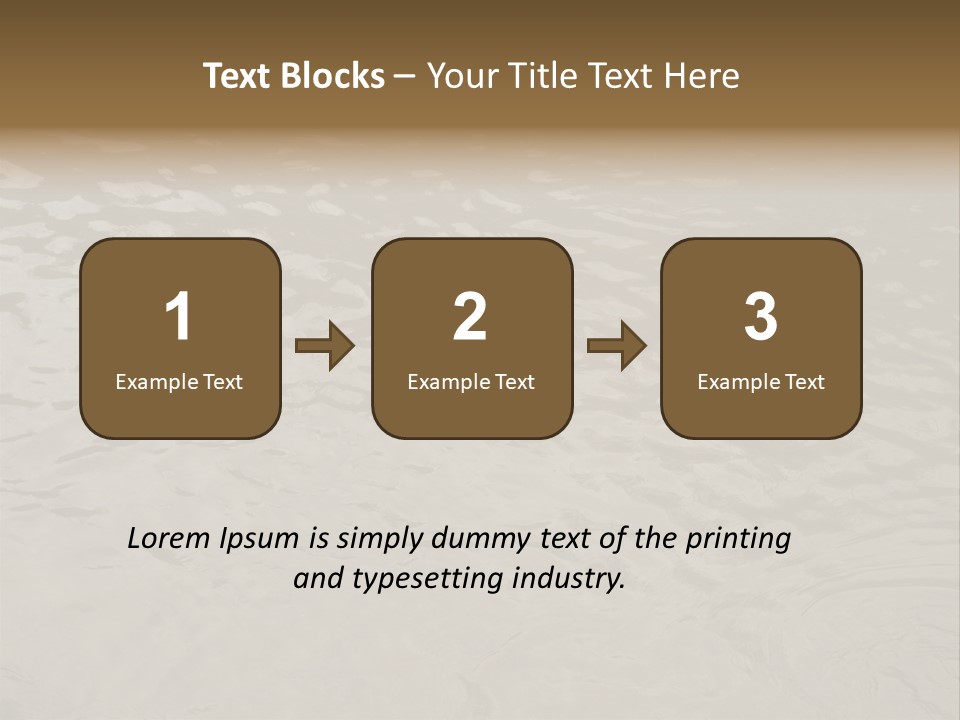 Pond Of Muddy Water Following A Flood PowerPoint Template