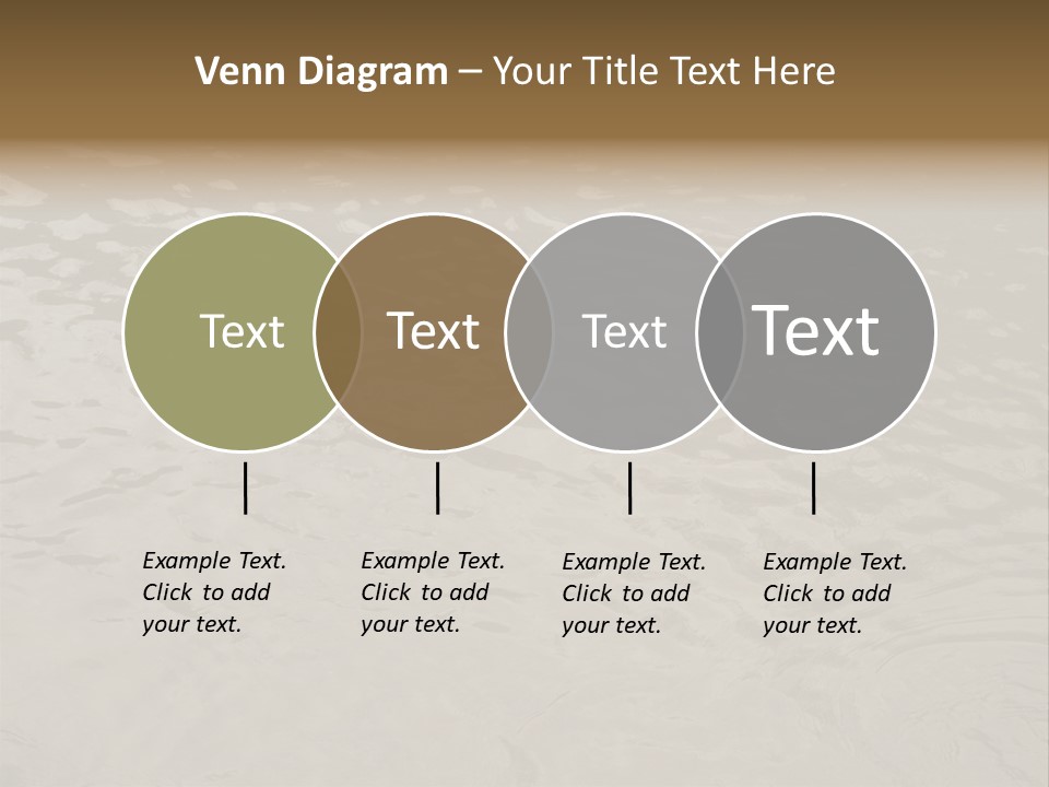Pond Of Muddy Water Following A Flood PowerPoint Template
