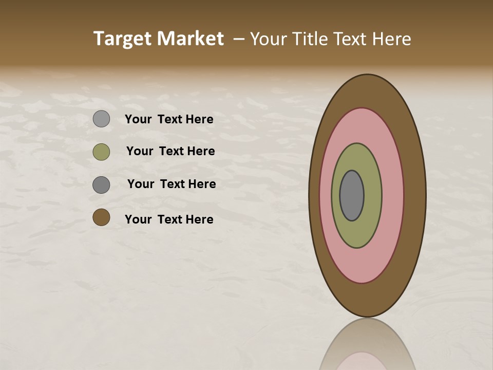 Pond Of Muddy Water Following A Flood PowerPoint Template