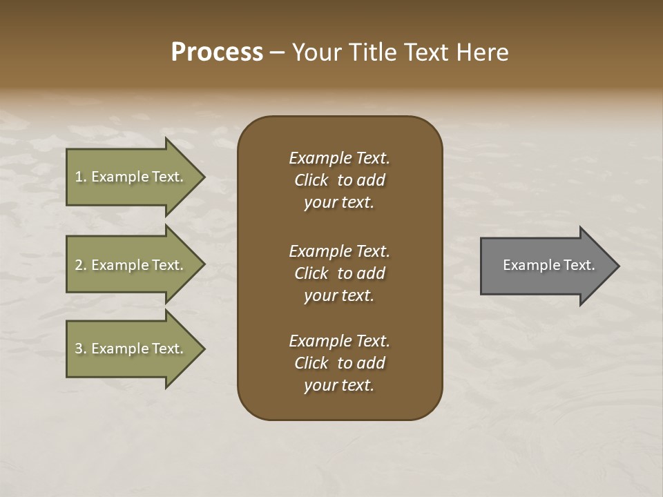 Pond Of Muddy Water Following A Flood PowerPoint Template