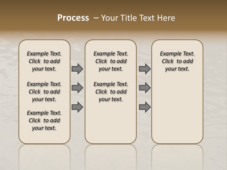 Pond Of Muddy Water Following A Flood PowerPoint Template