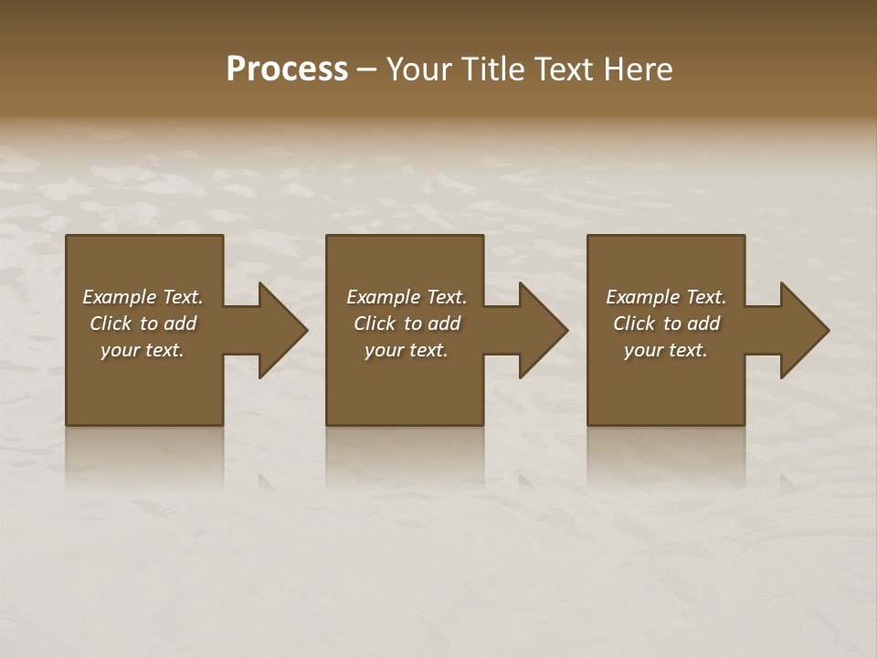 Pond Of Muddy Water Following A Flood PowerPoint Template