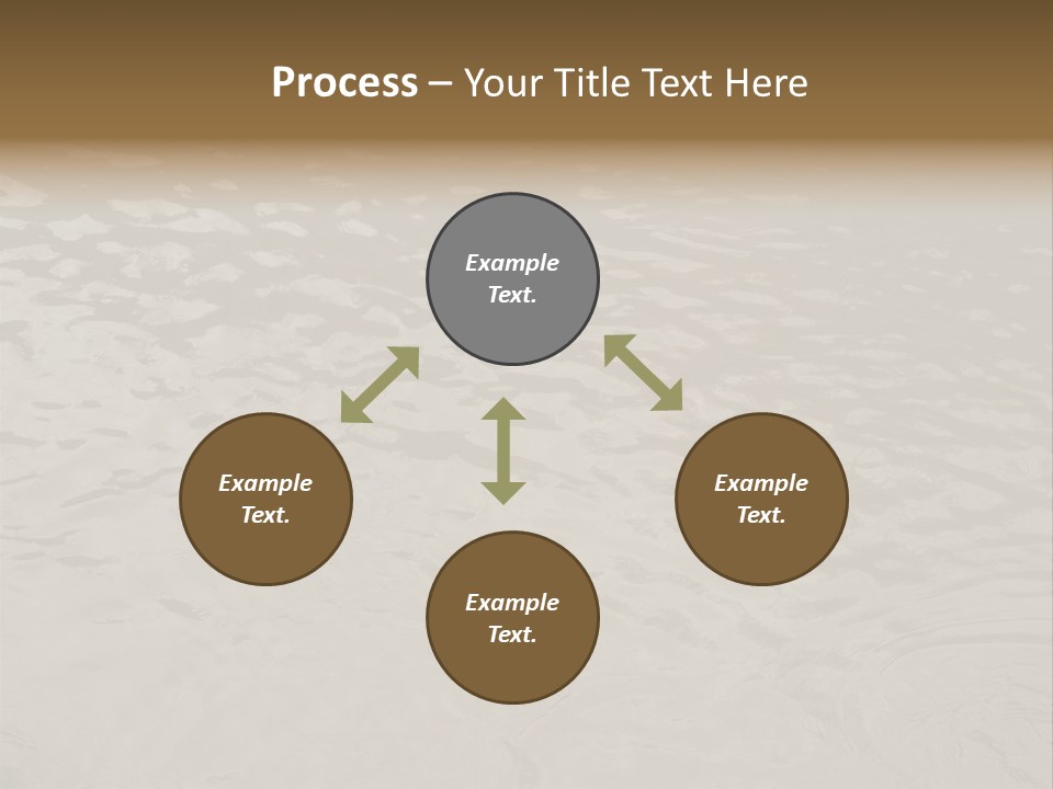 Pond Of Muddy Water Following A Flood PowerPoint Template