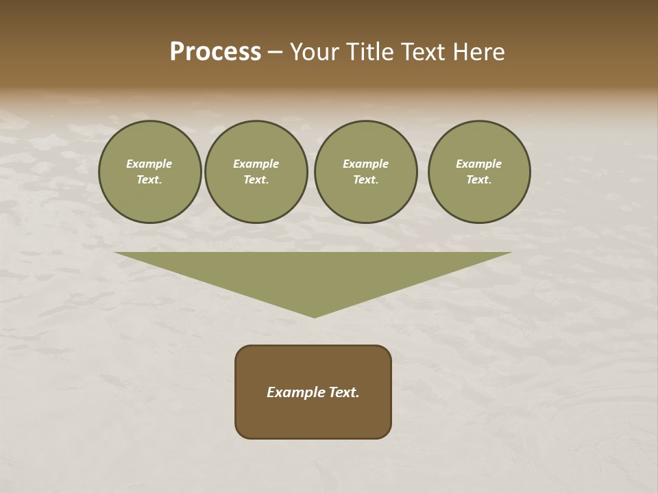 Pond Of Muddy Water Following A Flood PowerPoint Template