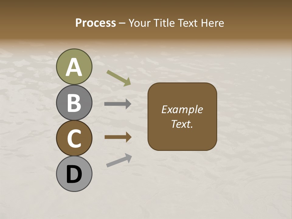 Pond Of Muddy Water Following A Flood PowerPoint Template