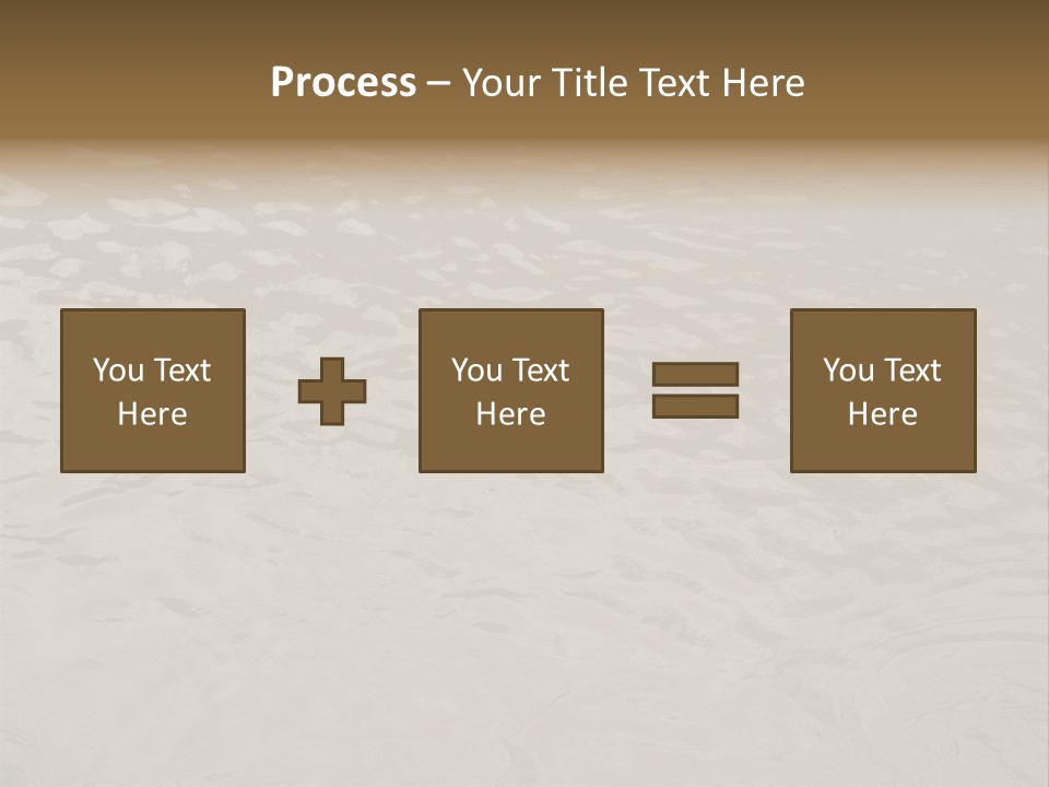 Pond Of Muddy Water Following A Flood PowerPoint Template