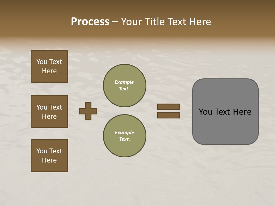 Pond Of Muddy Water Following A Flood PowerPoint Template