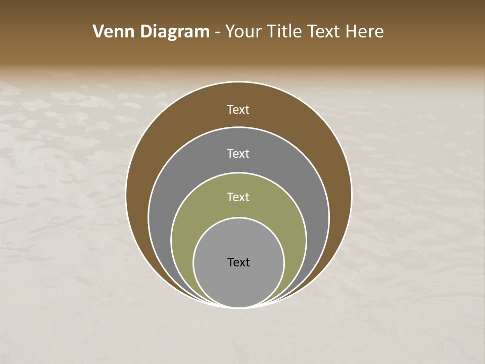 Pond Of Muddy Water Following A Flood PowerPoint Template