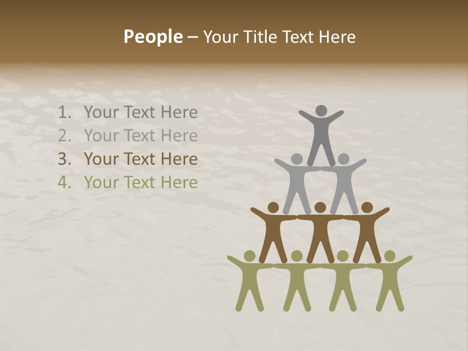 Pond Of Muddy Water Following A Flood PowerPoint Template