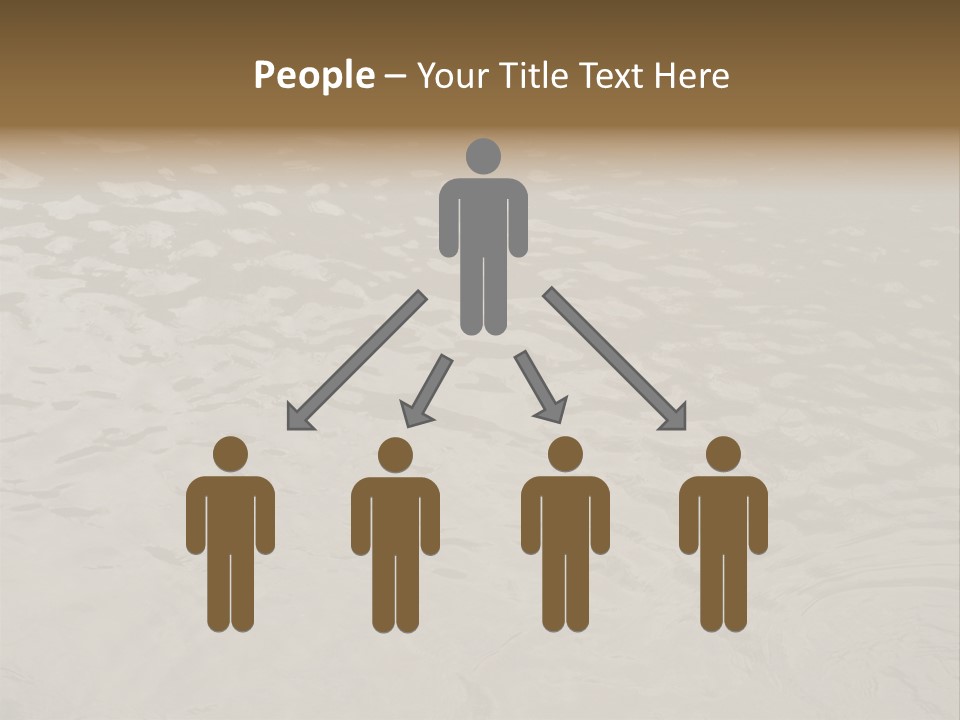 Pond Of Muddy Water Following A Flood PowerPoint Template