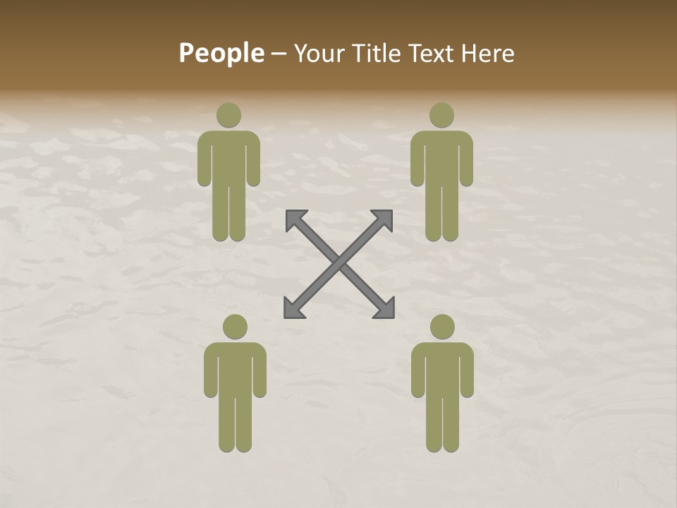 Pond Of Muddy Water Following A Flood PowerPoint Template