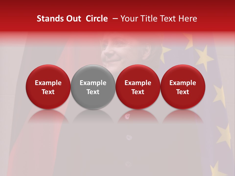 Berlin, February 18: German Chancellor Angela Merkel Smiles At The Reception For The Dilpomatic Corps In Berlin On February 18, 2008 PowerPoint Template