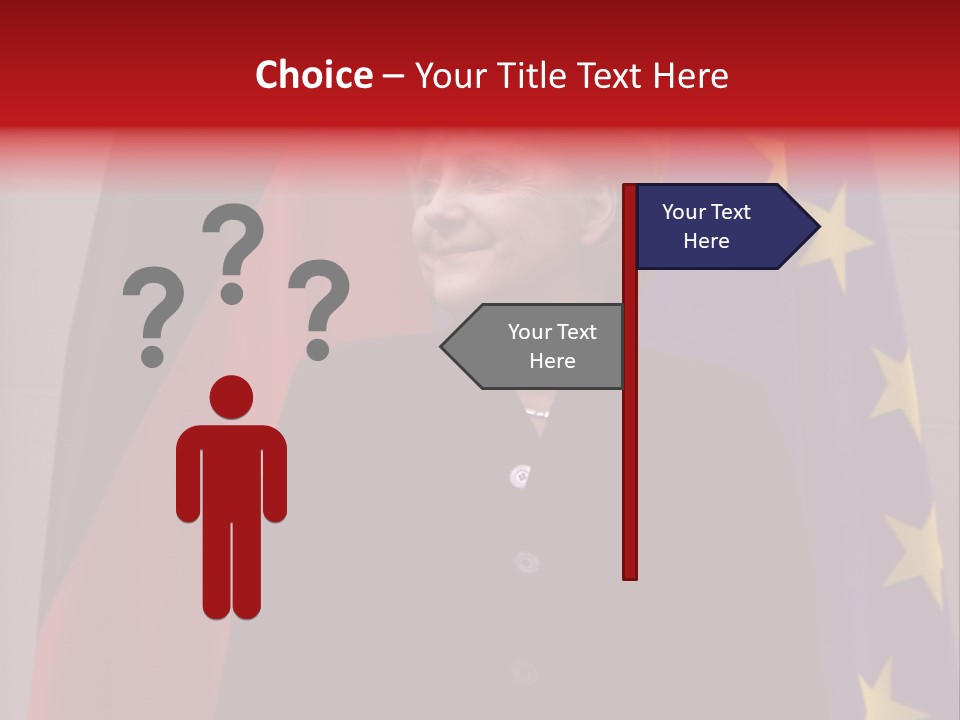 Berlin, February 18: German Chancellor Angela Merkel Smiles At The Reception For The Dilpomatic Corps In Berlin On February 18, 2008 PowerPoint Template