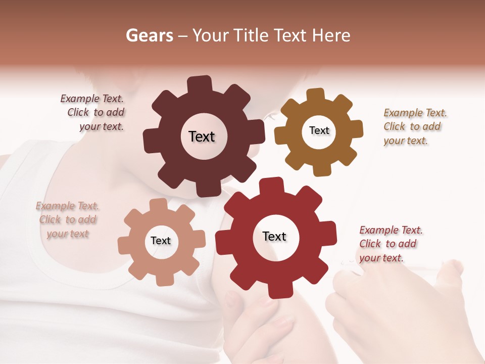 A Doctor Giving A Child An Injection PowerPoint Template