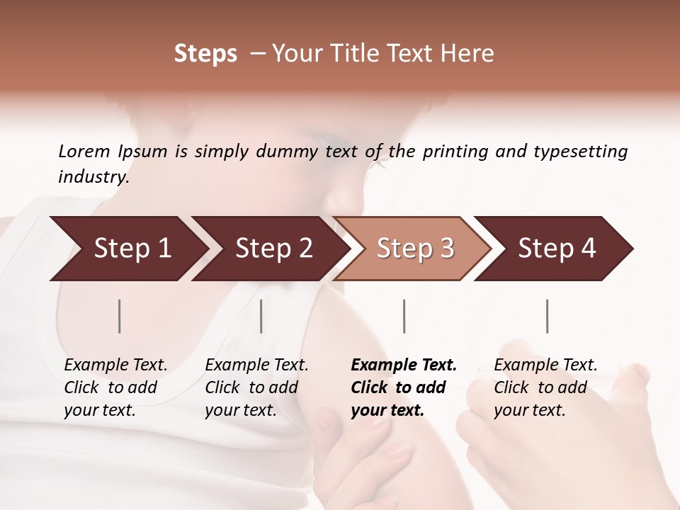 A Doctor Giving A Child An Injection PowerPoint Template