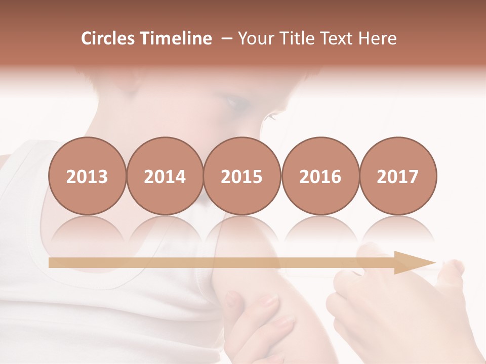 A Doctor Giving A Child An Injection PowerPoint Template