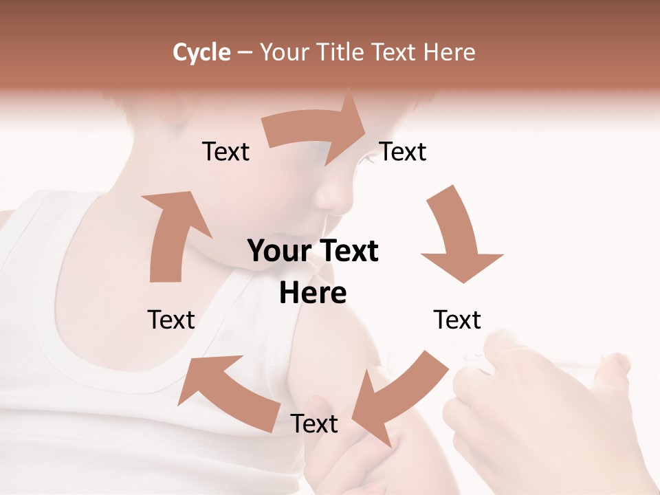A Doctor Giving A Child An Injection PowerPoint Template