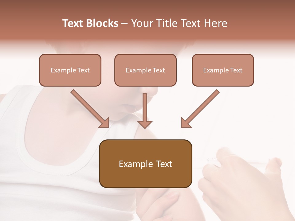 A Doctor Giving A Child An Injection PowerPoint Template