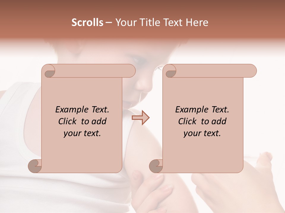A Doctor Giving A Child An Injection PowerPoint Template